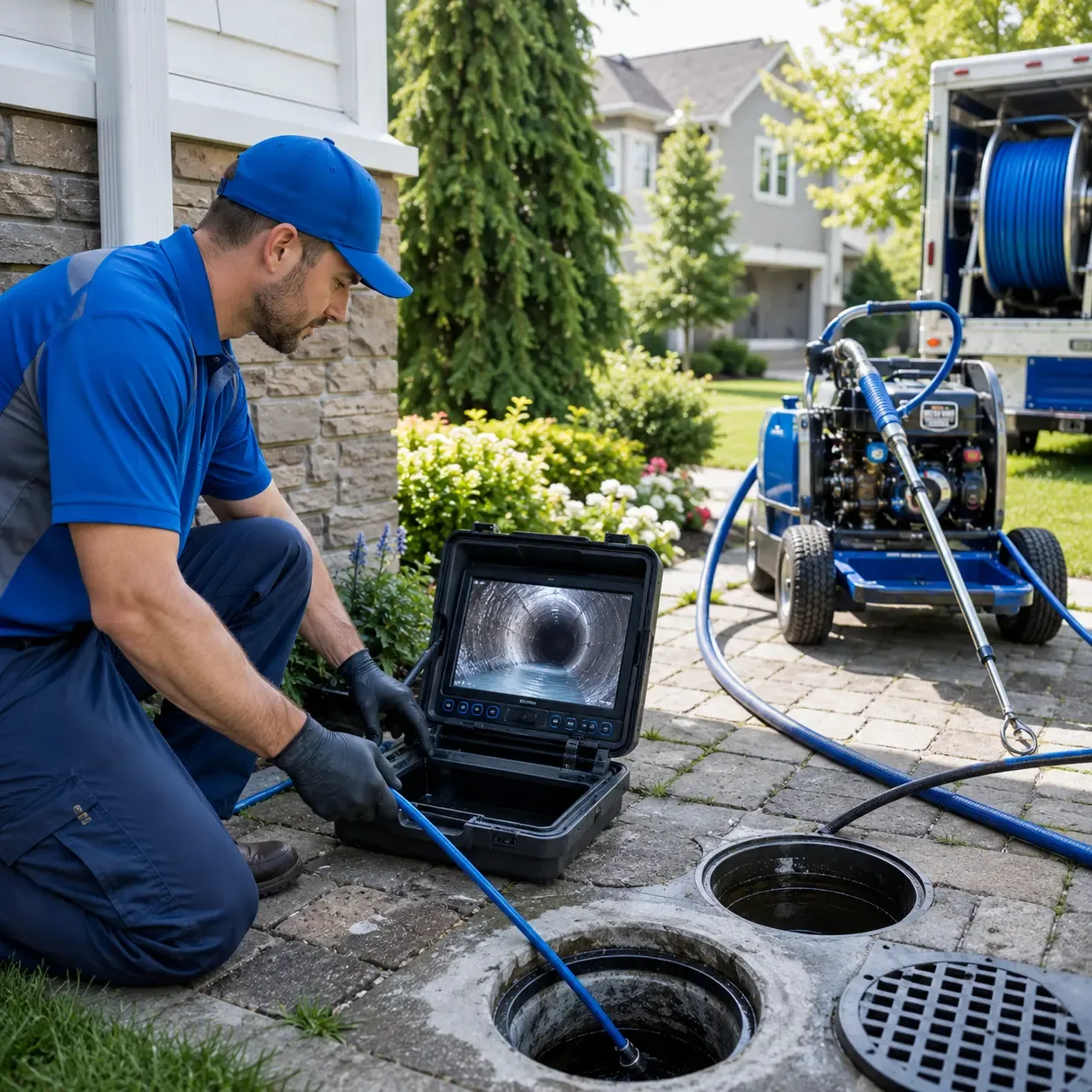 Outdoor drain cleaning professionals serving Orleans, MI